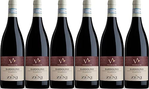6x Bardolino Classico Vigne Alte 2020 - Weingut Fratelli Zeni, Veneto - Rotwein von Weingut Fratelli Zeni