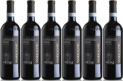 6x Valpolicella Superiore Ripasso Marogne 2021 - Weingut Fratelli Zeni, Veneto - Rotwein von Weingut Fratelli Zeni