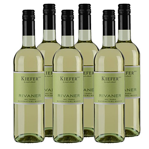 Eichstetter Rivaner Classic feinherb Baden Württemberg Weißwein 2020 halbtrocken (6x 0.75 l) von Weingut Friedrich Kiefer