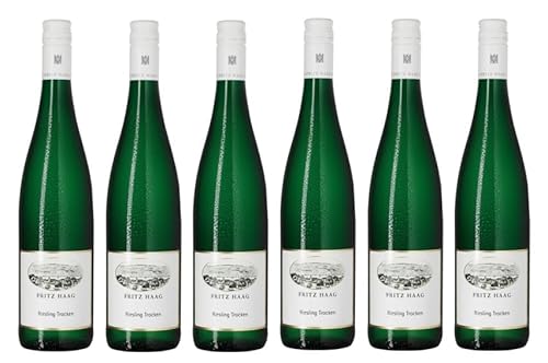 6x 0,75l - 2023er - Weingut Fritz Haag - Riesling - VDP.Gutswein - Qualitätswein Mosel - Deutschland - Weißwein trocken 6x 0,75l - 2023er - Weingut Fritz Haag - Riesling - VDP.Gutswein - Qualitätswein Mosel - Deutschland - Weißwein trocken von Weingut Fritz Haag