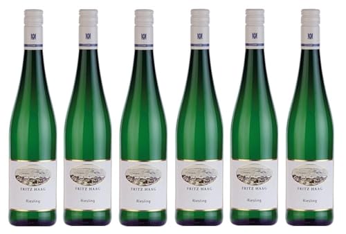 6x 0,75l - 2023er - Weingut Fritz Haag - Riesling - feinherb - VDP.Gutswein - Qualitätswein Mosel - Deutschland - Weißwein halbtrocken 6x 0,75l - 2023er - Weingut Fritz Haag - Riesling - feinherb - VDP.Gutswein - Qualitätswein Mosel - Deutschland - Weißwein halbtrocken von Weingut Fritz Haag