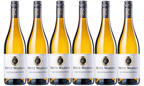 Weingut Fritz Waßmer Grauer Burgunder QW trocken (6 x 0,75L) von Weingut Fritz Waßmer