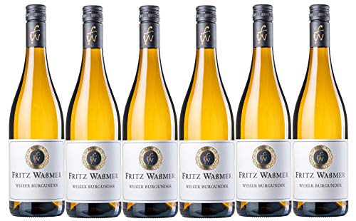 Weingut Fritz Waßmer Weißer Burgunder QW trocken (6 x 0,75L) von Weingut Fritz Waßmer