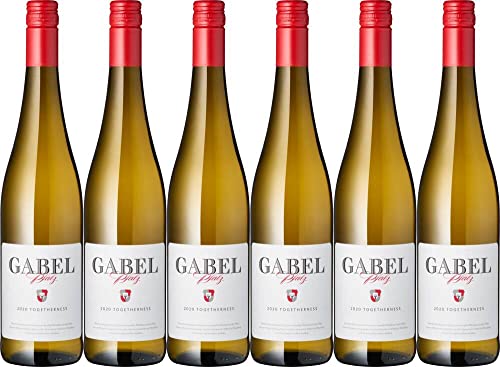6x Togetherness trocken Gabel 2021 - Weingut Gabel, Pfalz - Weißwein von Weingut Gabel
