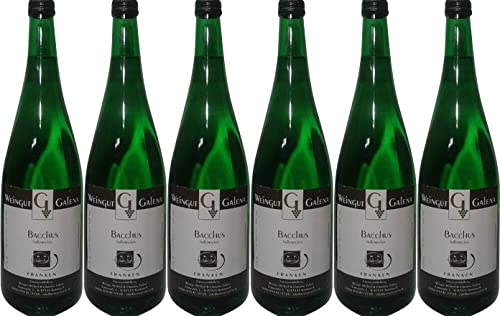 6x Bacchus halbtrocken 2020 - Weingut Galena, Franken - Weißwein von Weingut Galena
