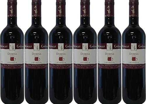 6x Domina trocken 2019 - Weingut Galena, Franken - Rotwein von Weingut Galena