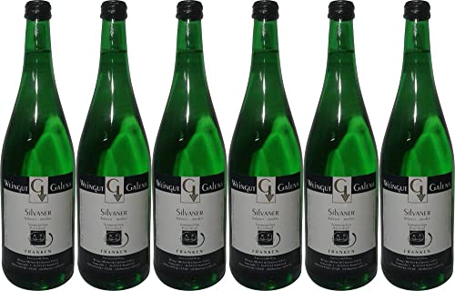6x Sommeracher Katzenkopf Silvaner trocken 2021 - Weingut Galena, Franken - Weißwein von Weingut Galena