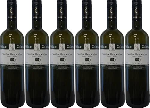 6x Weißer Burgunder Kabinett trocken 2020 - Weingut Galena, Franken - Weißwein von Weingut Galena