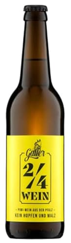 2/4 Wein: Nachhaltiger Genuss mit zarten Aromen von Aprikosen, Äpfeln und Limetten in der Mehrweg-Pfandflaschen-Revolution! (Preis incl. Pfand) von Weingut Galler