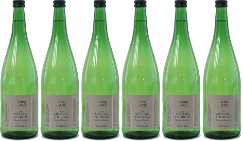 6x Müller-Thurgau halbtrocken 2023 - Weingut Georg Zang, Franken - Weißwein von Weingut Georg Zang