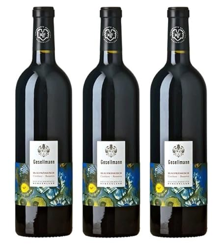 3x 0,75l - 2022er - Weingut Gesellmann - Creitzer Reserve - Blaufränkisch - Qualitätswein Burgenland - Österreich - Rotwein trocken von Weingut Gesellmann