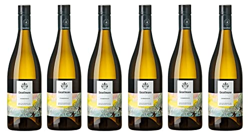 6x 0,75l - Weingut Gesellmann - Chardonnay - Qualitätswein Burgenland - Österreich - Weißwein trocken von Weingut Gesellmann