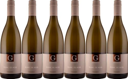 6x Blanc de Noir 2022 - Weingut Giegerich, Franken - Weißwein von Weingut Giegerich