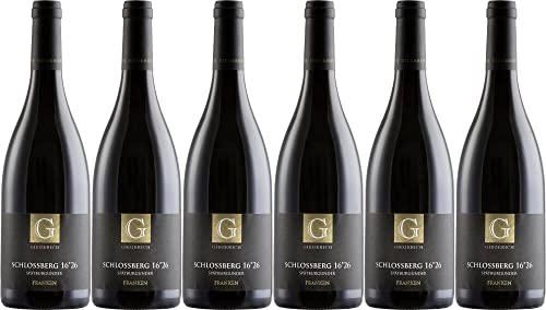 6x Schlossberg 16*Spätburgunder 2022 - Weingut Giegerich, Franken - Rotwein von Weingut Giegerich
