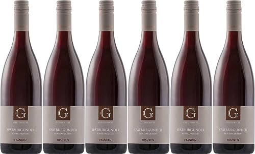 6x Spätburgunder Buntsandstein 2022 - Weingut Giegerich, Franken - Rotwein von Weingut Giegerich