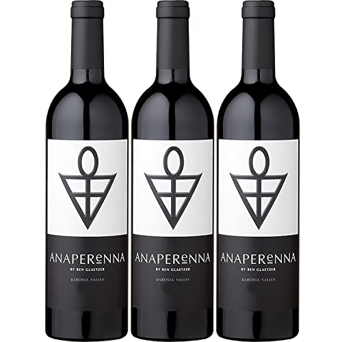 Glaetzer Anaperenna Barossa Valley Rotwein Cuvée veganer Wein trocken Australien I Visando Paket (3 x 0,75l) von Weingut Glaetzer