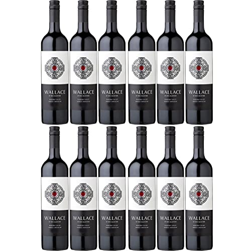 Glaetzer Wallace Barossa Valley Rotwein Cuvée veganer Wein trocken Australien I Visando Paket (12 x 0,75l) von Weingut Glaetzer