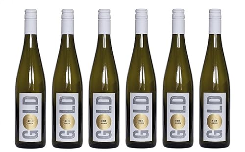 6x 0,75l - Leon Gold - Weiß Gold - Gutswein - Qualitätswein Württemberg - Deutschland - Weißwein trocken von Weingut Gold