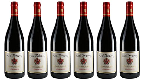 6x 0,75l - Weingut Graf Neipperg - Schwaigern - Lemberger - VDP.Ortswein - Qualitätswein Württemberg - Deutschland - Rotwein trocken von Weingut Graf Neipperg