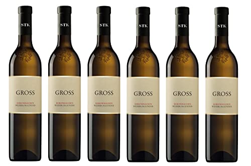 6x 0,75l - 2023er - Weingut Gross - Ehrenhausen - Weißburgunder - Südsteiermark DAC - Österreich - Weißwein trocken 6x 0,75l - 2023er - Weingut Gross - Ehrenhausen - Weißburgunder - Südsteiermark DAC - Österreich - Weißwein trocken von Weingut Gross