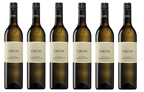 6x 0,75l - 2023er - Weingut Gross - Gamlitz - Gelber Muskateller - Südsteiermark DAC - Österreich - Weißwein trocken 6x 0,75l - 2023er - Weingut Gross - Gamlitz - Gelber Muskateller - Südsteiermark DAC - Österreich - Weißwein trocken von Weingut Gross