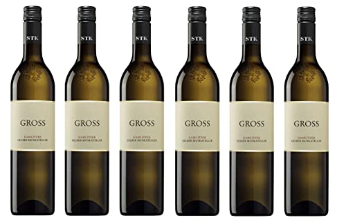 6x 0,75l - Weingut Gross - Gamlitz - Gelber Muskateller - Südsteiermark DAC - Österreich - Weißwein trocken von Weingut Gross