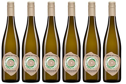 Weingut Gustavshof | 6 Flaschen |"Sinnvoll" | ökologisch | nachhaltig produziert | in der Nase Aromen von Birne und Banane | Bio-Wein | Demeter | Eco-Vin | Biodynamisch von Weingut Gustavshof