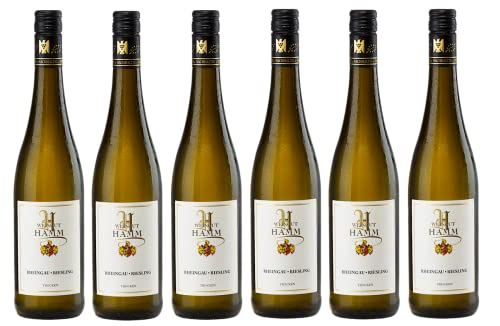 6x 0,75l - 2022er - Weingut Hamm - Tradition - Riesling - Qualitätswein Rheingau - Deutschland - Weißwein trocken 6x 0,75l - 2022er - Weingut Hamm - Tradition - Riesling - Qualitätswein Rheingau - Deutschland - Weißwein trocken von Weingut Hamm