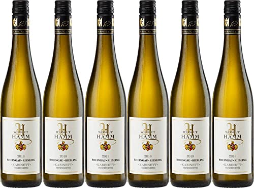 6x Rheingau Riesling Kabinett feinfruchtig 2020 - Weingut Hamm, Rheingau - Weißwein von Weingut Hamm