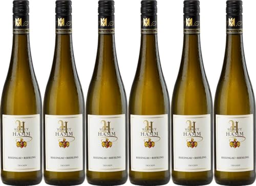 6x Rheingau Riesling trocken 2022 - Weingut Hamm, Rheingau - Weißwein von Weingut Hamm