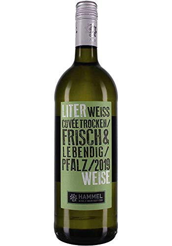 Weingut Hammel & Cie Literweise Cuvée weiss trocken 2022 (1 x 0,75L Flasche) von Weingut Hammel & Cie