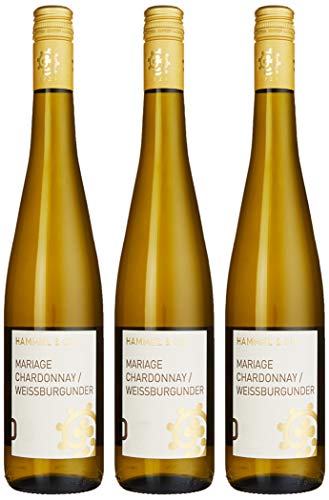 Weingut Hammel & Cie Mariage & Weißburgunder Chardonnay trocken (3 x 0.75 l) von Weingut Hammel & Cie