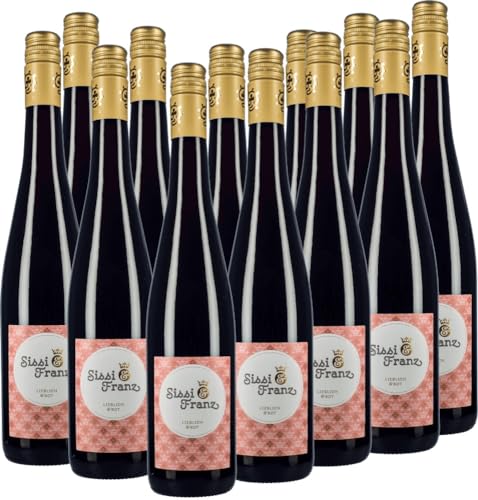 Sissi & Franz liebliches Rot Weingut Hammel Rotwein 12 x 0,75l VINELLO - 12 x Weinpaket inkl. kostenlosem VINELLO.weinausgießer von Weingut Hammel