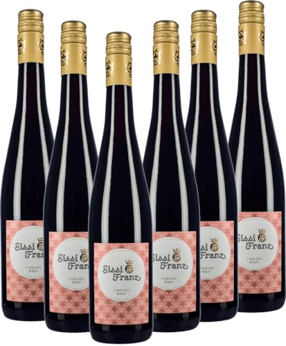Sissi & Franz liebliches Rot Weingut Hammel Rotwein 6 x 0,75l VINELLO - 6 x Weinpaket inkl. kostenlosem VINELLO.weinausgießer von Weingut Hammel