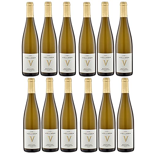 Vollmer 50 HL Gewürztraminer Weißwein Wein trocken (12 Flaschen) von Weingut Heinrich Vollmer
