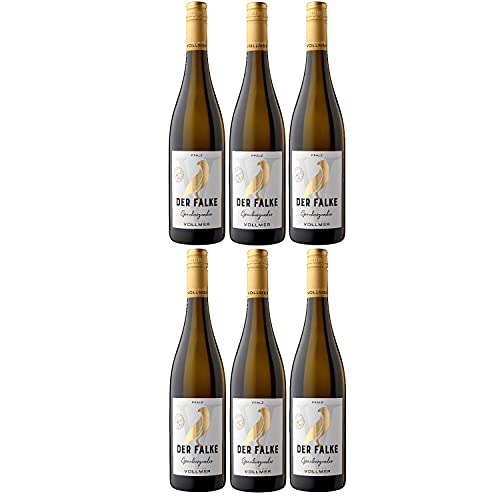 Vollmer Der Falke Grauburgunder Weißwein Wein trocken Deutschland (6 Flaschen) von Weingut Heinrich Vollmer