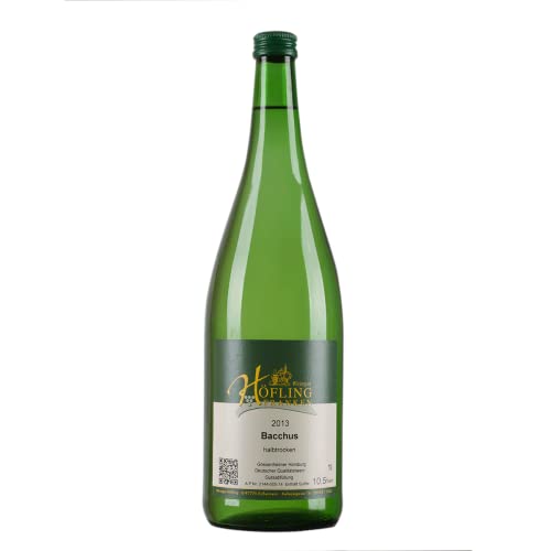 Bacchus Weißwein Liter Franken 2021 halbtrocken (6x 1 l) von Weingut Höfling