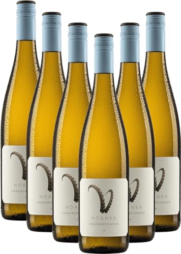 Steinbock Grauburgunder Weingut Hörner Weißwein 6 x 0,75l VINELLO - 6 x Weinpaket inkl. kostenlosem VINELLO.weinausgießer von Weingut Hörner