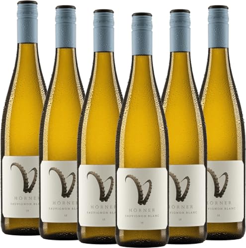 Steinbock Sauvignon Blanc - Weingut Hörner - Weißwein 6 x 0,75l VINELLO - 6er - Weinpaket inkl. kostenlosem VINELLO.weinausgießer von Weingut Hörner