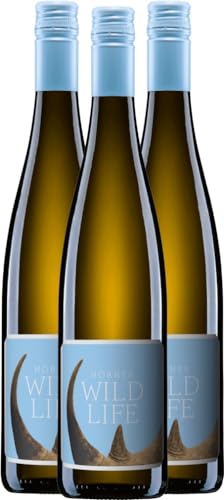 Wildlife Weißwein Cuvée Weingut Hörner Weißwein 3 x 0,75l VINELLO - 3 x Weinpaket inkl. kostenlosem VINELLO.weinausgießer von Weingut Hörner