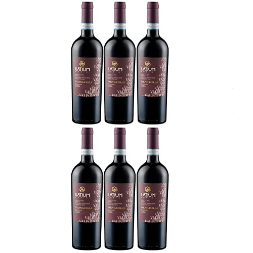 ILatium Morini Valpolicella DOC Rotwein Wein Trocken Italien I Versanel Paket (6 Flaschen) von Weingut ILatium