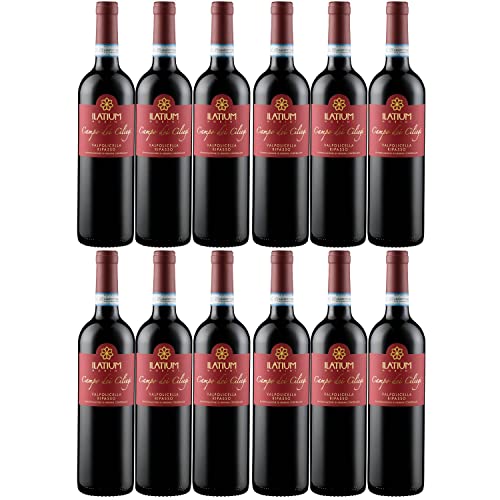 ILatium Morini Valpolicella Ripasso Campo dei Ciliegi Rotwein Wein Trocken Italien I Versanel Paket (12 Flaschen) von Weingut ILatium