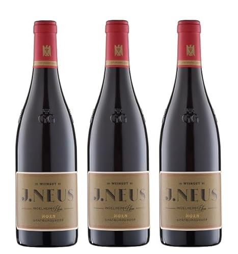 3x 0,75l - 2019er - Weingut J. Neus - Horn GG - Spätburgunder - VDP.Großes Gewächs - Qualitätswein Rheinhessen - Deutschland - Weißwein trocken 3x 0,75l - 2019er - Weingut J. Neus - Horn GG - Spätburgunder - VDP.Großes Gewächs - Qualitätswein Rheinhessen - Deutschland - Weißwein trocken von Weingut J. Neus