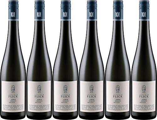 6x Lorcher Riesling trocken -Ortswein- 2020 - Weingut Joachim Flick, Rheingau - Weißwein von Weingut Joachim Flick