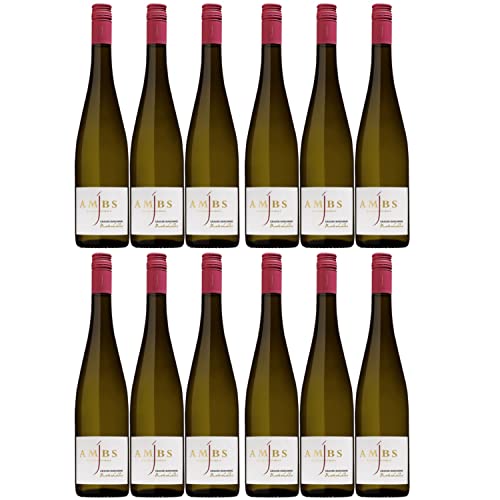 Josef Ambs Grauer Burgunder Buntenhahlen Weißwein Wein trocken Deutschland I Versanel Paket (12 x 0,75l) von Weingut Josef Ambs
