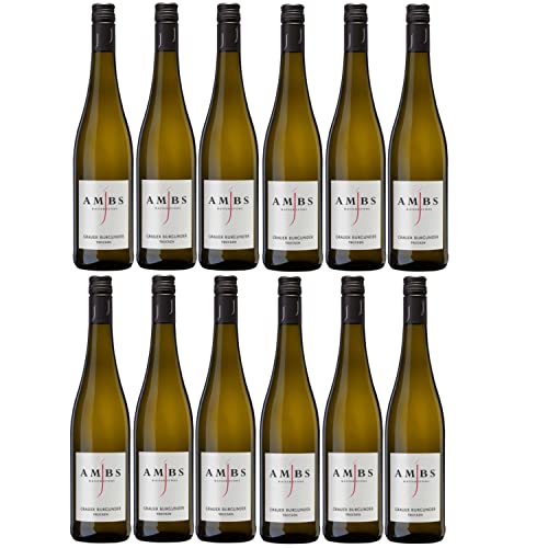 Josef Ambs Grauer Burgunder Weißwein Wein trocken Deutschland I Versanel Paket (12 x 0,75l) von Weingut Josef Ambs