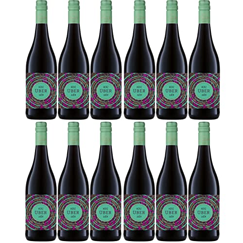 Josef Ambs Herz über Kopf Rotwein badischer Wein trocken Deutschland I Visando Paket (12 x 0,75l) von Weingut Josef Ambs