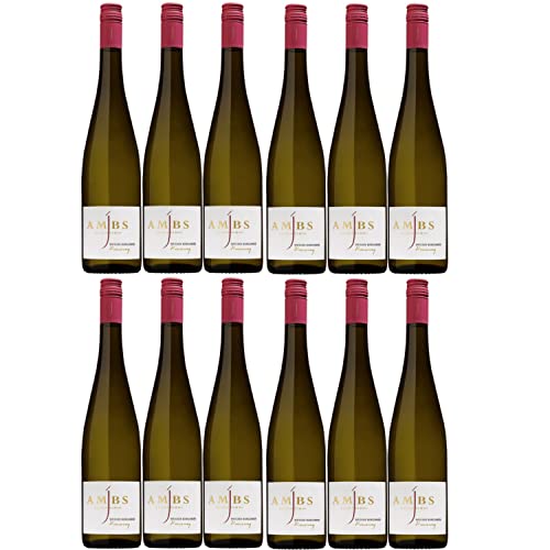 Josef Ambs Weißer Burgunder Kreuzweg Weißwein Wein trocken Deutschland I Versanel Paket (12 x 0,75l) von Weingut Josef Ambs