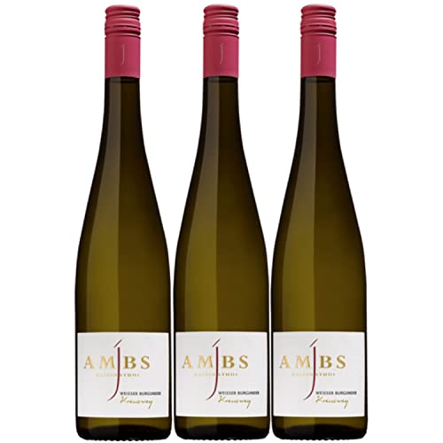 Josef Ambs Weißer Burgunder Kreuzweg Weißwein Wein trocken Deutschland I Versanel Paket (3 x 0,75l) von Weingut Josef Ambs