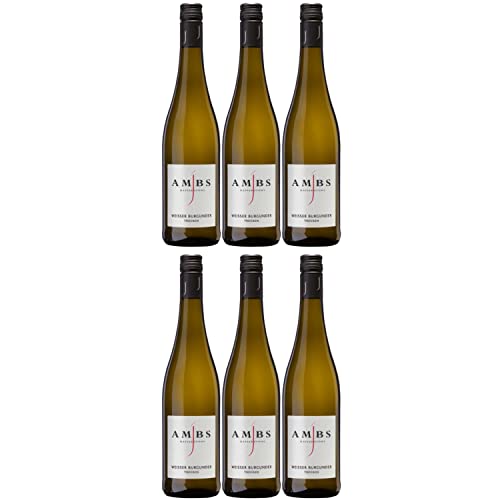 Josef Ambs Weißer Burgunder Weißwein Wein trocken Deutschland I Versanel Paket (6 x 0,75l) von Weingut Josef Ambs